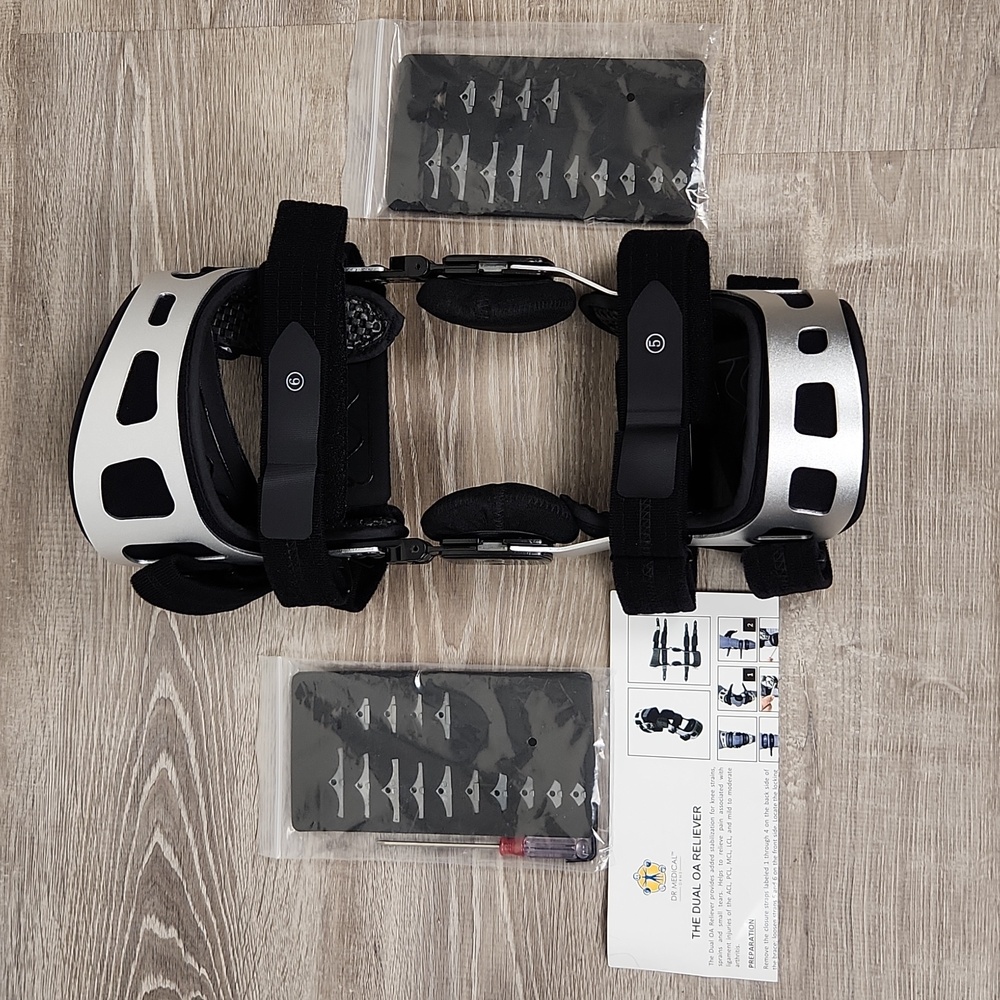 Dr. Medical  - DRMS The Dual OA Reliever Right Side Knee Brace- Size Large New
